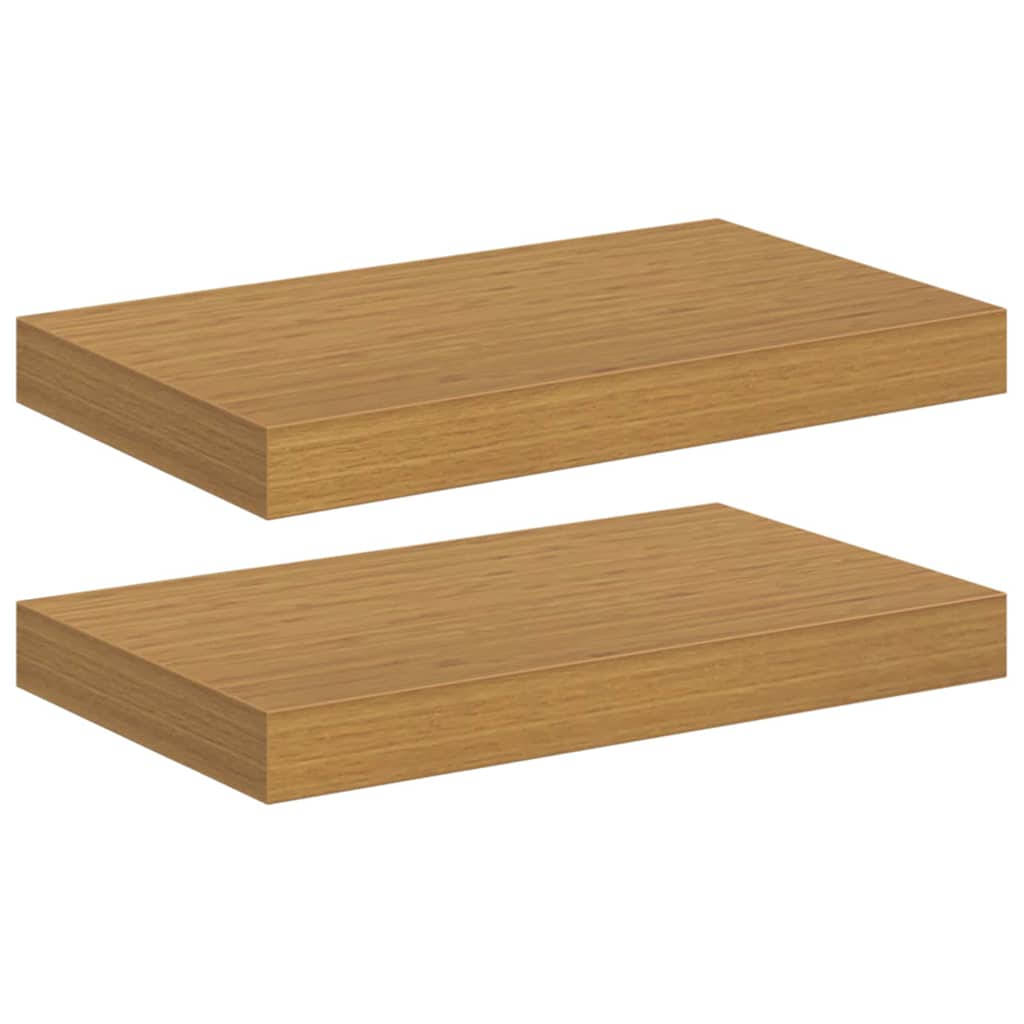 Sieninė lentyna 2 pcs Smėlio 40 x 23,5 x 4 cm Apdirbta mediena