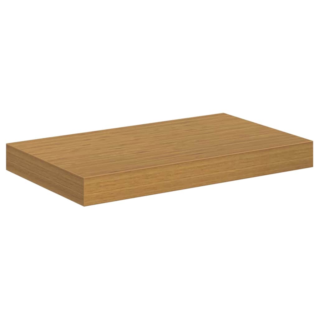 Sieninės lentynos su saugykla 4 pcs Smėlio 40 x 23,5 x 4 cm