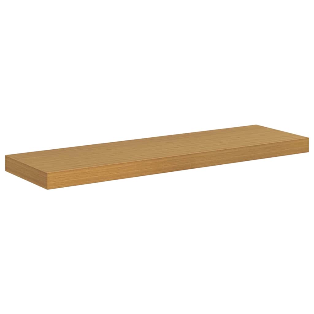 Sieninės lentynos su saugykla 2 pcs Smėlio 80 x 23,5 x 4 cm