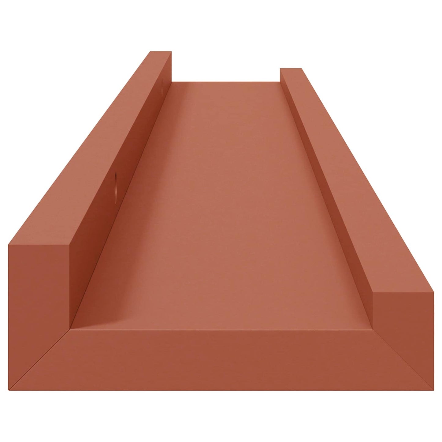 Sieninė lentyna 2 pcs Raudona 60 x 9 x 3 cm Apdirbta mediena