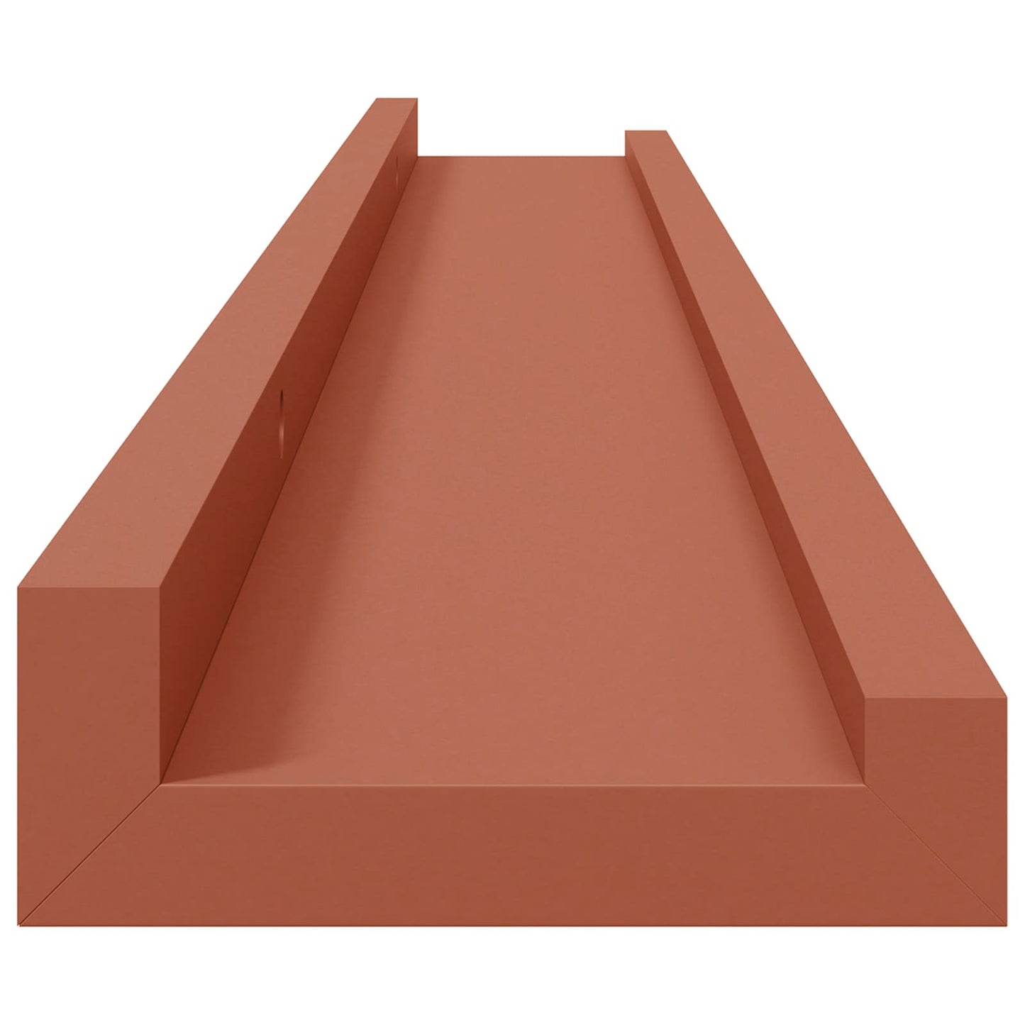 Sieninė lentyna 2 pcs Raudona 80 x 9 x 3 cm Apdirbta mediena