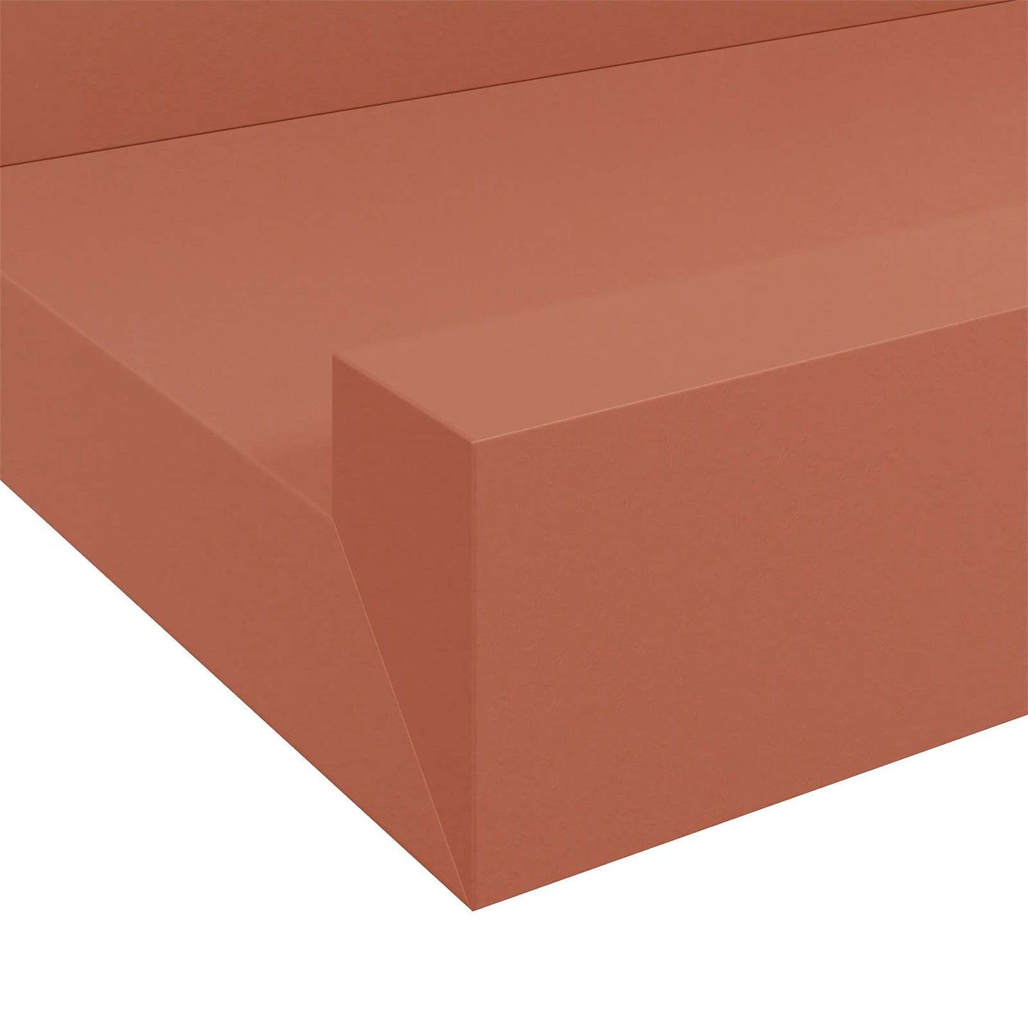 Sieninė lentyna 2 pcs Raudona 115 x 9 x 3 cm Apdirbta mediena
