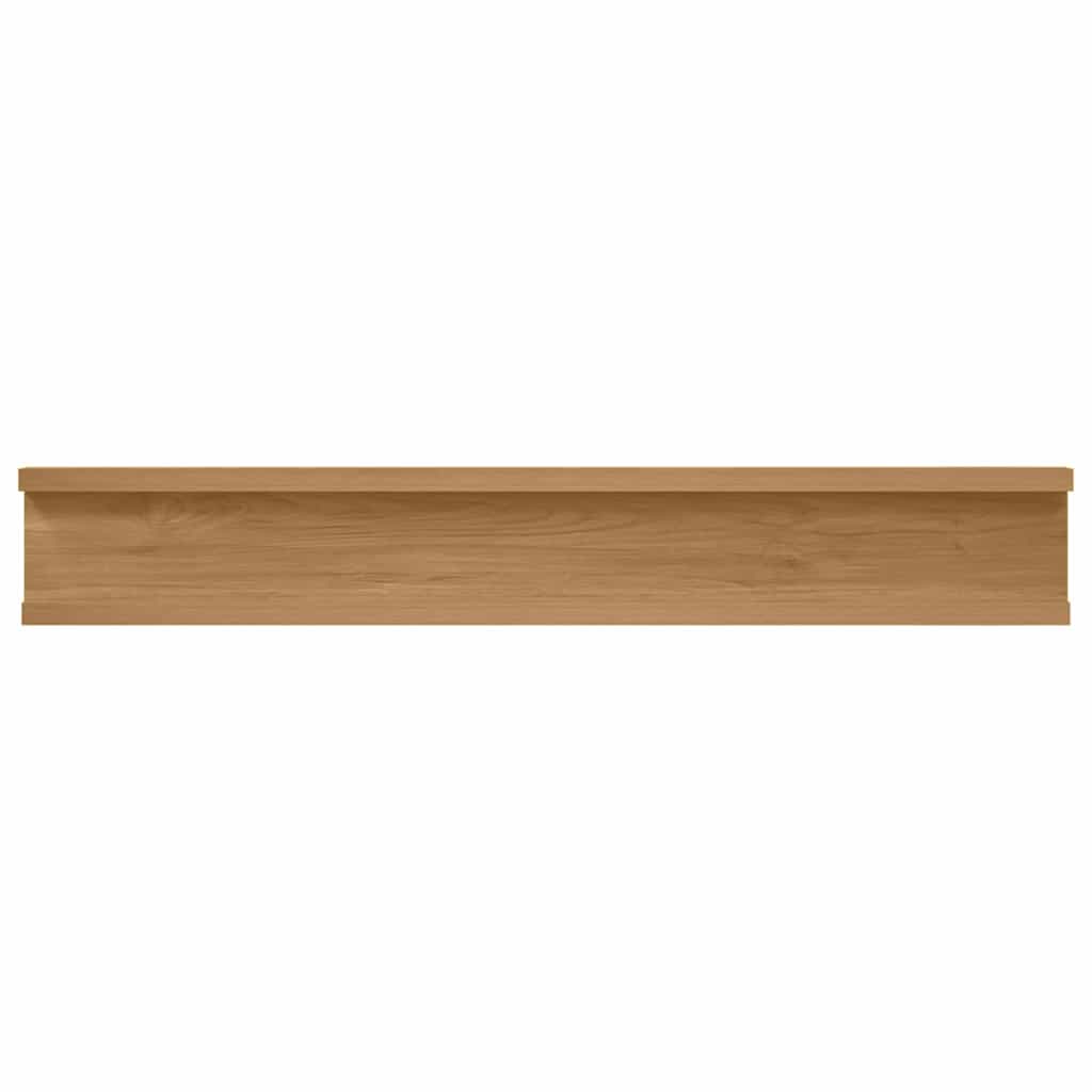 Sieninės lentynos 2 pcs Ruda 60 x 9 x 3 cm Apdirbta mediena