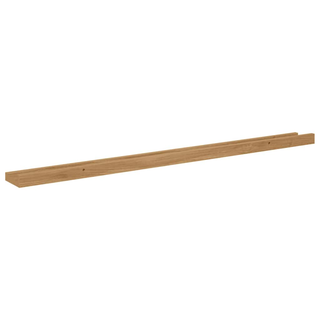 Sieninės lentynos 4 pcs Ruda 100 x 9 x 3 cm Apdirbta mediena