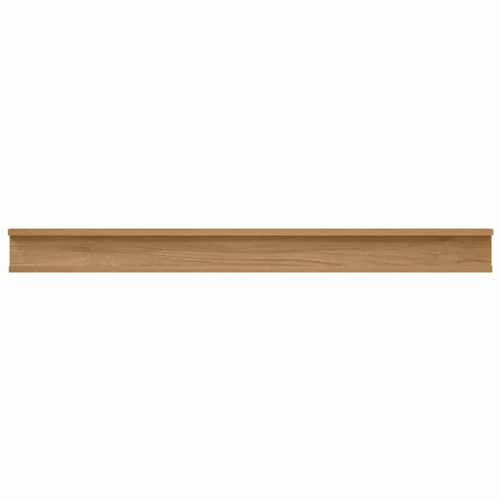 Sieninės lentynos 4 pcs Ruda 100 x 9 x 3 cm Apdirbta mediena