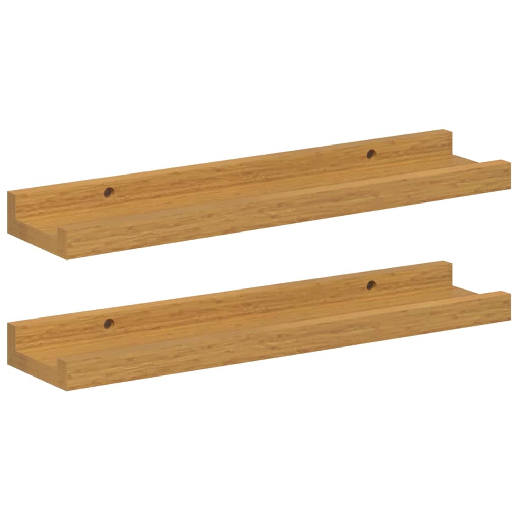 Sieninė lentyna 2 pcs Smėlio 40 x 9 x 3 cm Apdirbta mediena