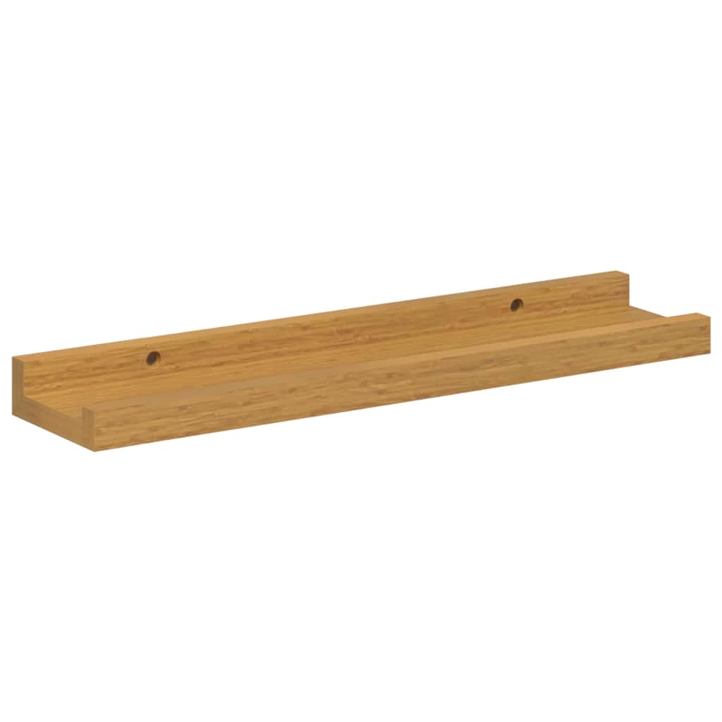 Sieninė lentyna 2 pcs Smėlio 40 x 9 x 3 cm Apdirbta mediena