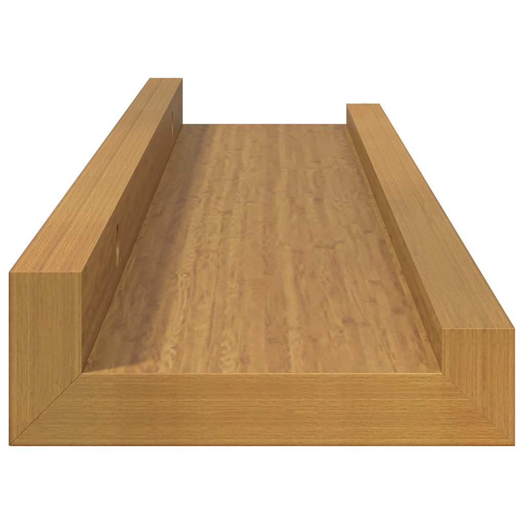 Sieninė lentyna 2 pcs Smėlio 40 x 9 x 3 cm Apdirbta mediena