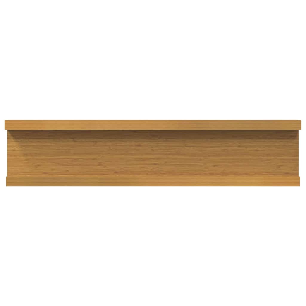 Sieninė lentyna 2 pcs Smėlio 40 x 9 x 3 cm Apdirbta mediena