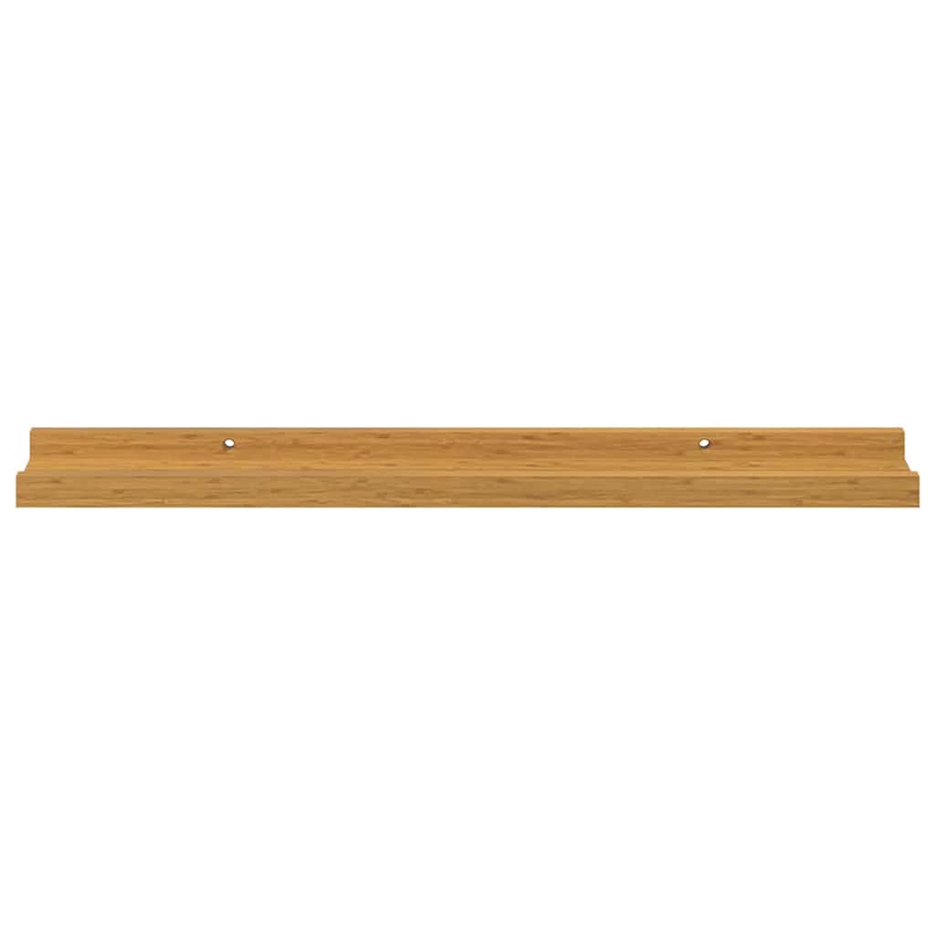 Sieninė lentyna 2 pcs Smėlio 60 x 9 x 3 cm Apdirbta mediena