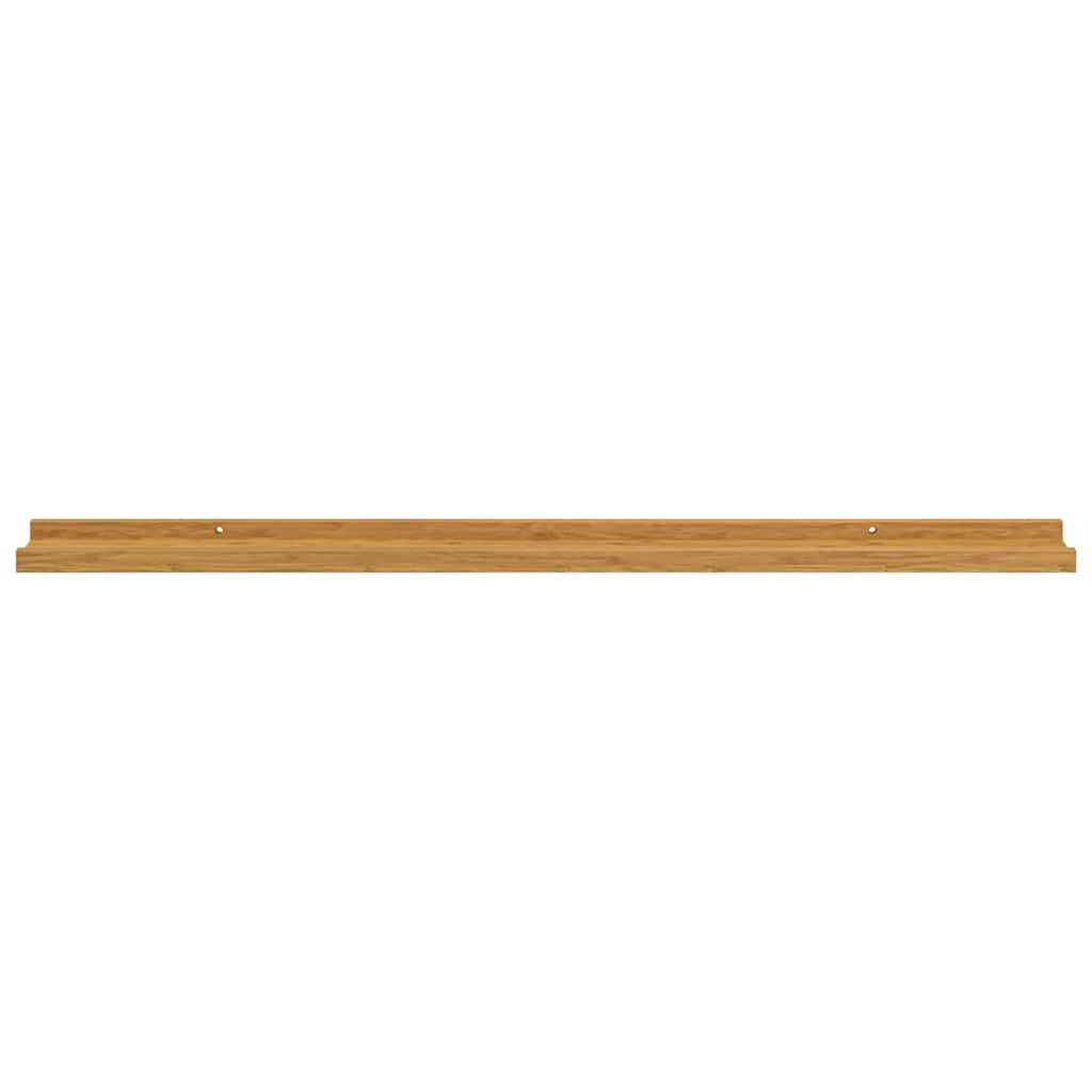 Sieninės lentynos 2 pcs Smėlio 100 x 9 x 3 cm Apdirbta mediena