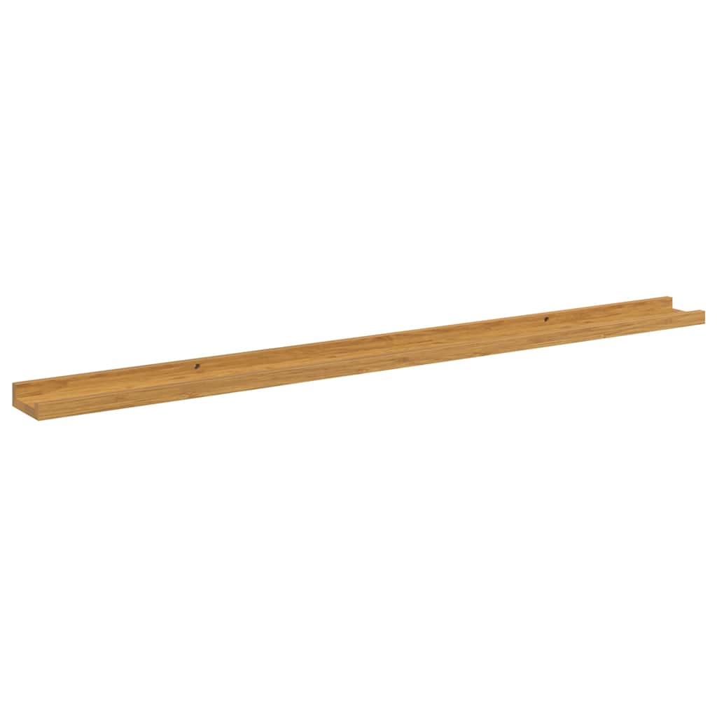 Sieninė lentyna 2 pcs Smėlio 115 x 9 x 3 cm Apdirbta mediena