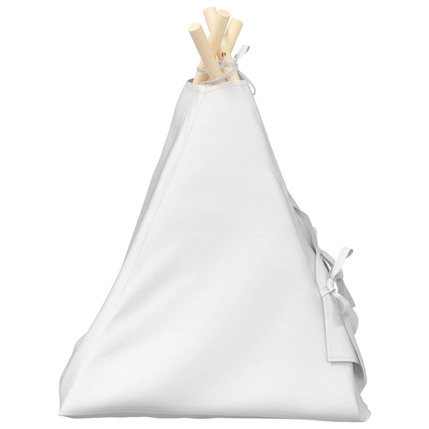 Gyvūnų teepee su pagalve Balta 40 x 40 x 50 cm Poliesteris