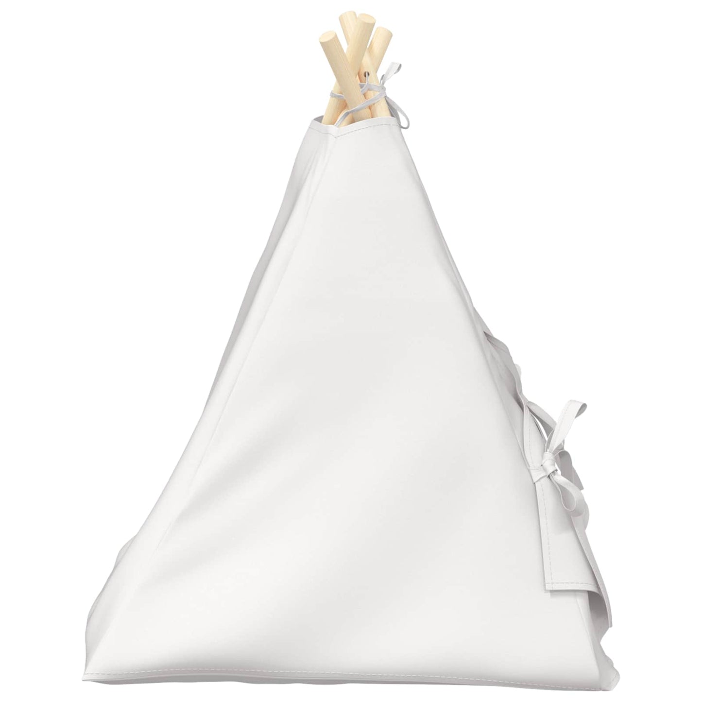 Gyvūnų teepee su pagalve Balta 50 x 50 x 60 cm Poliesteris
