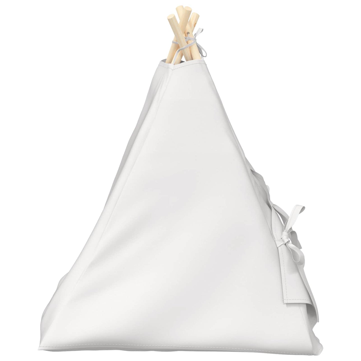 Gyvūnų teepee su pagalve Balta 60 x 60 x 70 cm Poliesteris