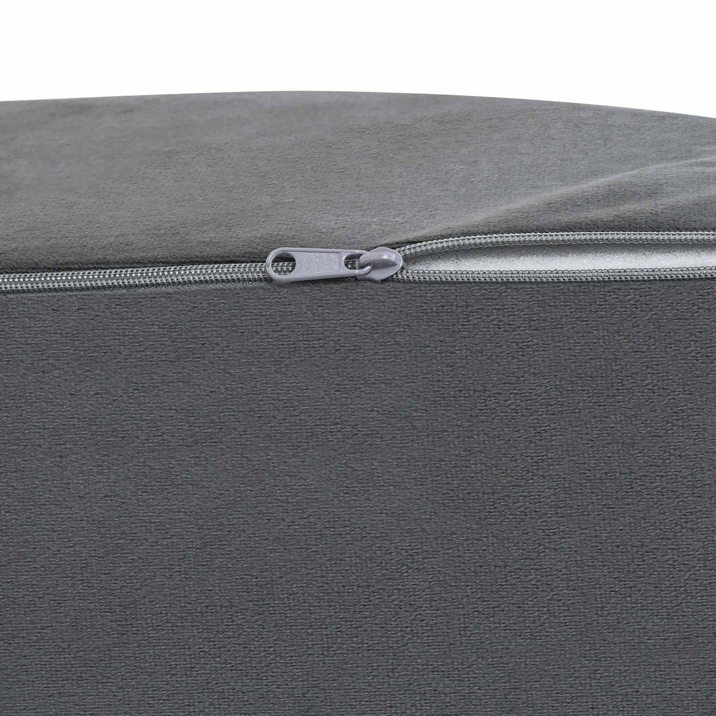 Koja pagalvė 68 x 41 x 21 cm PU putos Pilka
