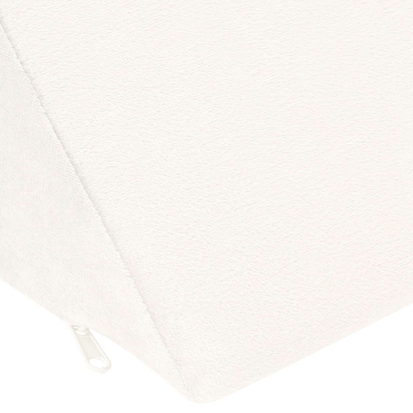 Koja pagalvė 68 x 25 x 21,5 cm Tvirtas PU putos Balta