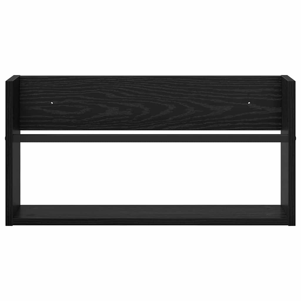 Žurnalų stovas Juodas ąžuolas 60 x 12 x 30 cm Apdirbta mediena