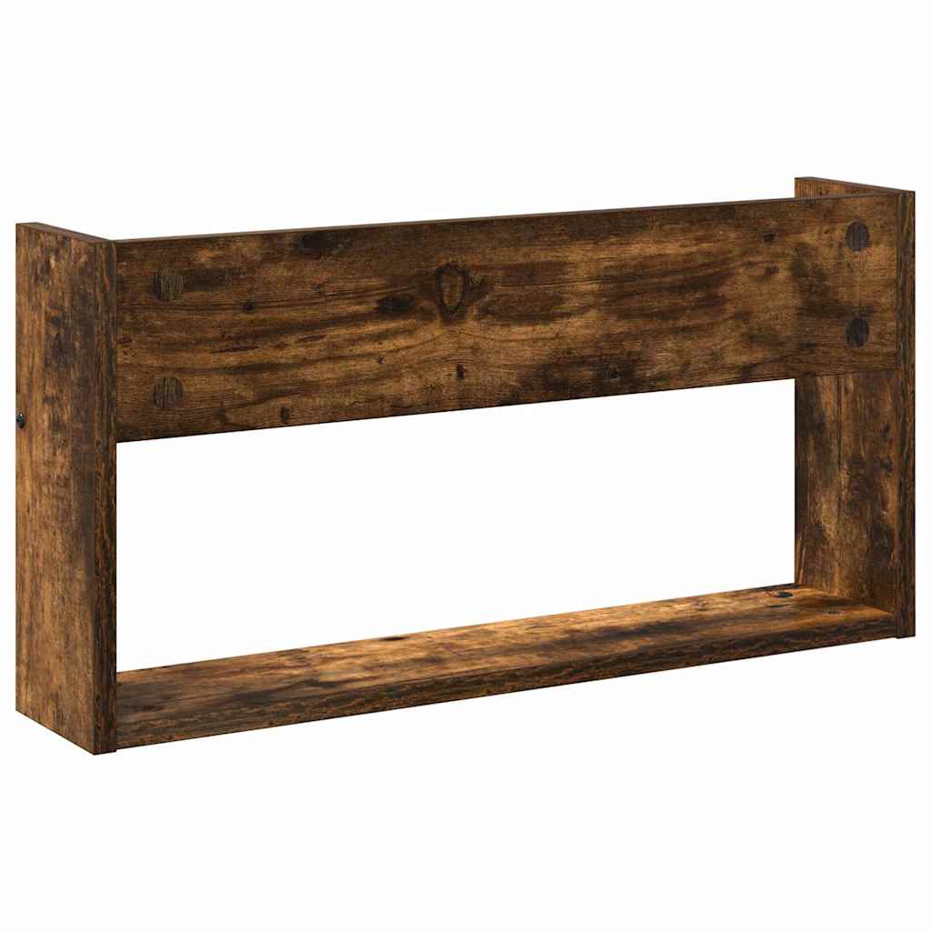 Žurnalų stovas Rūkyta ąžuolas 60 x 12 x 30 cm Apdirbta mediena