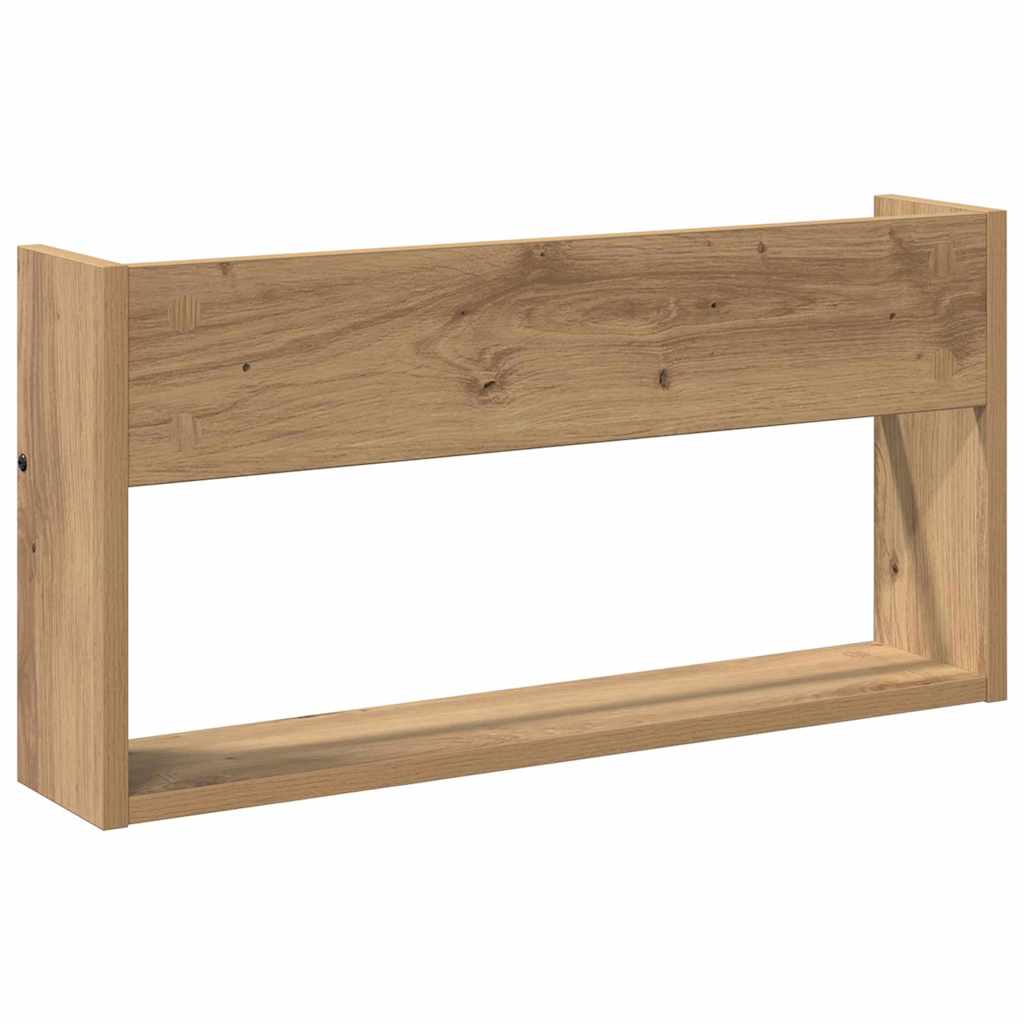 Žurnalų stovas 2 pcs Amatininkų ąžuolas 60 x 12 x 30 cm