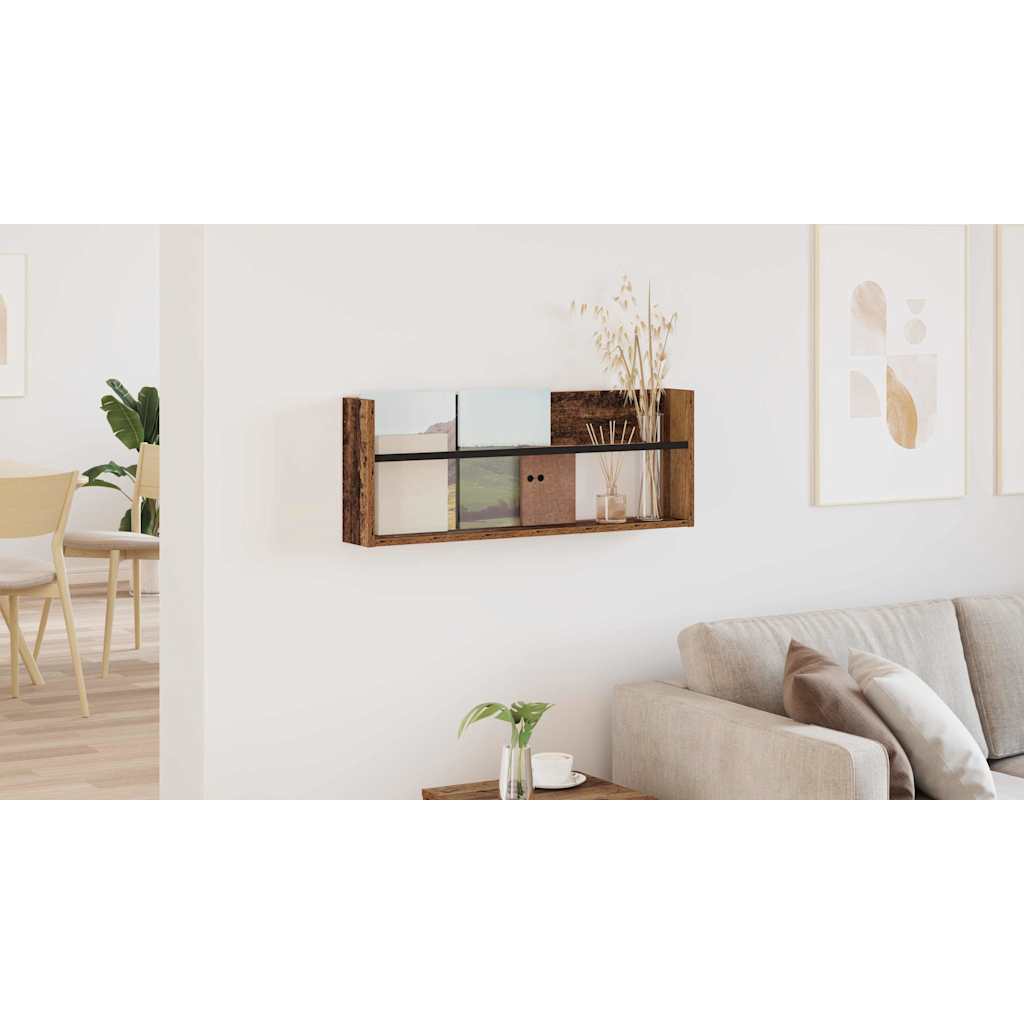 Žurnalų stovas Senas medis 80 x 12 x 30 cm Apdirbta mediena