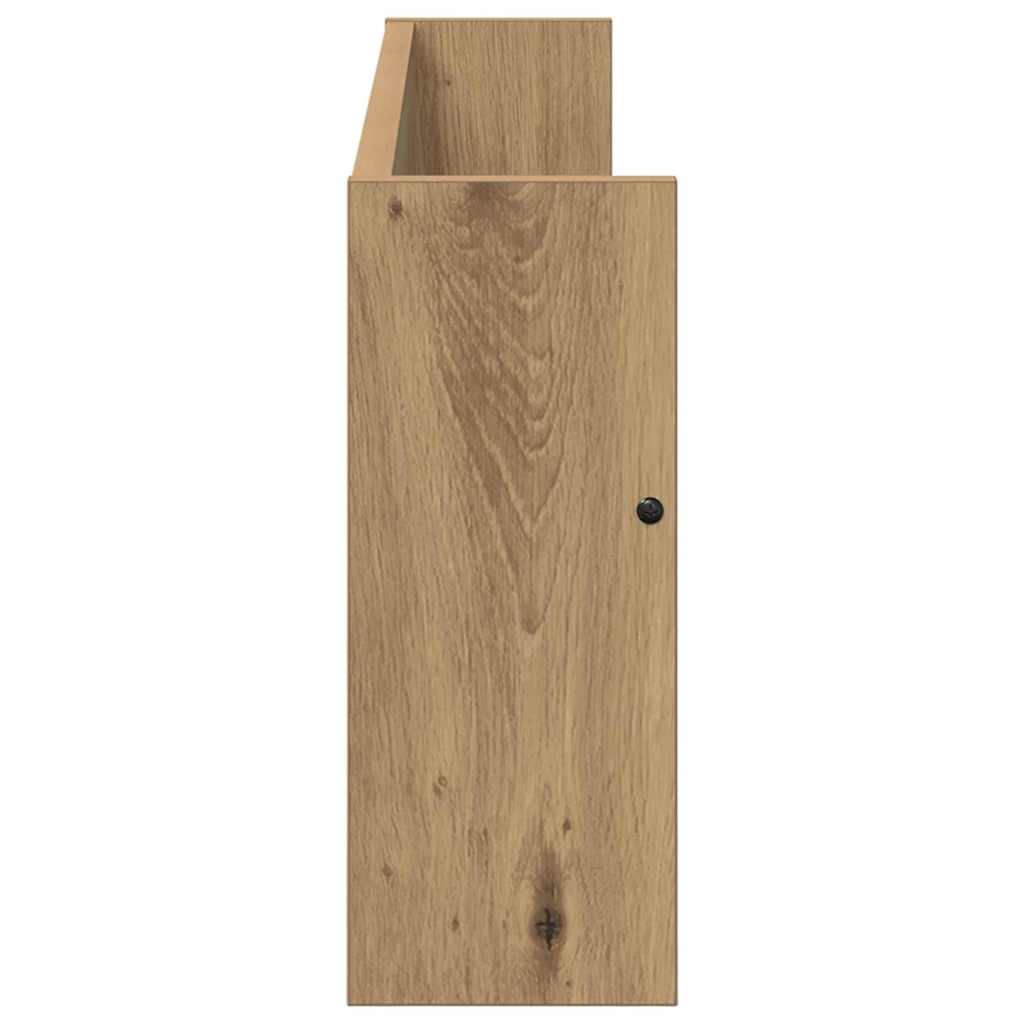 Žurnalų stovas 2 pcs Amatininkų ąžuolas 80 x 12 x 30 cm