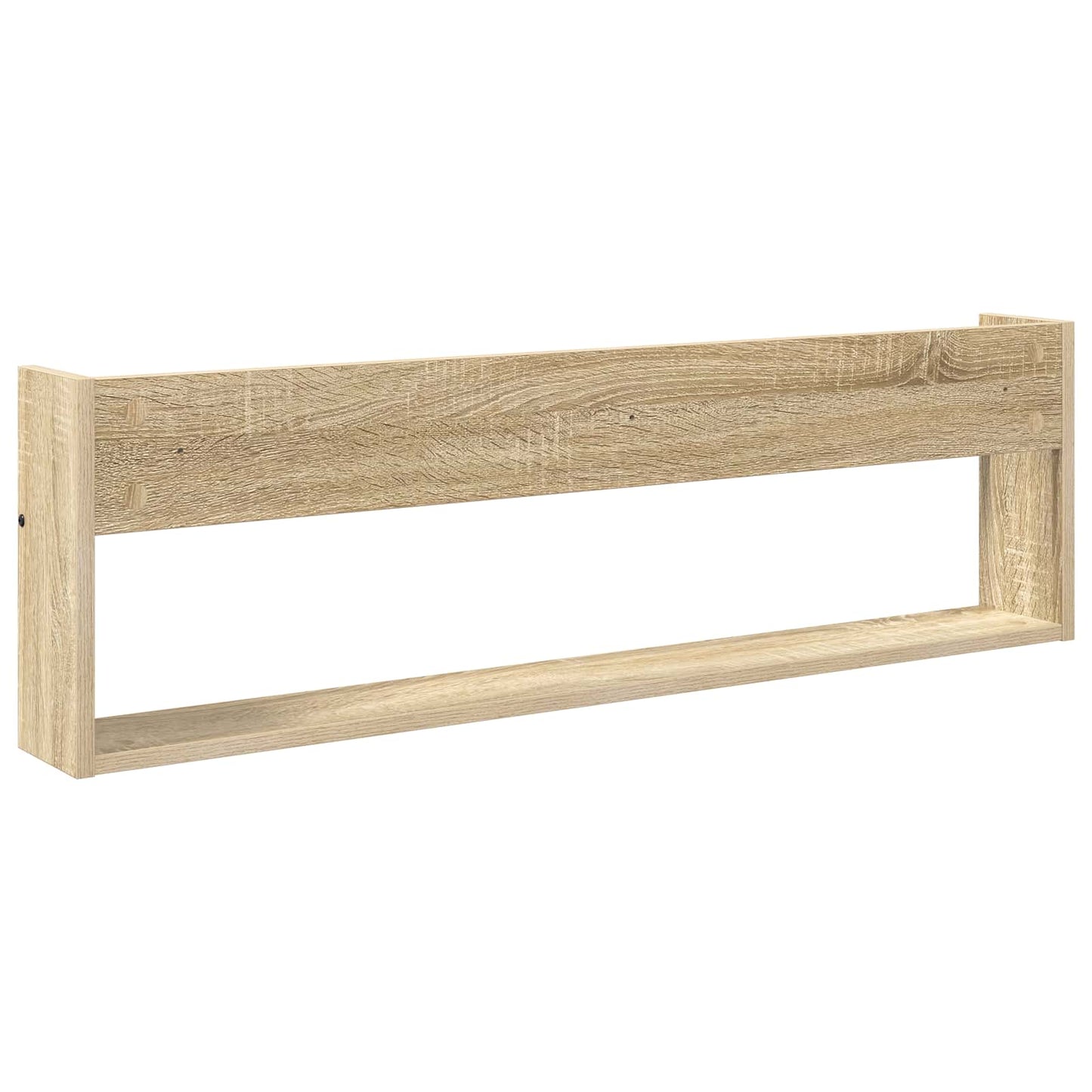 Žurnalų stovas su lentyna 2 pcs Sonoma ąžuolas 100 x 12 x 30 cm