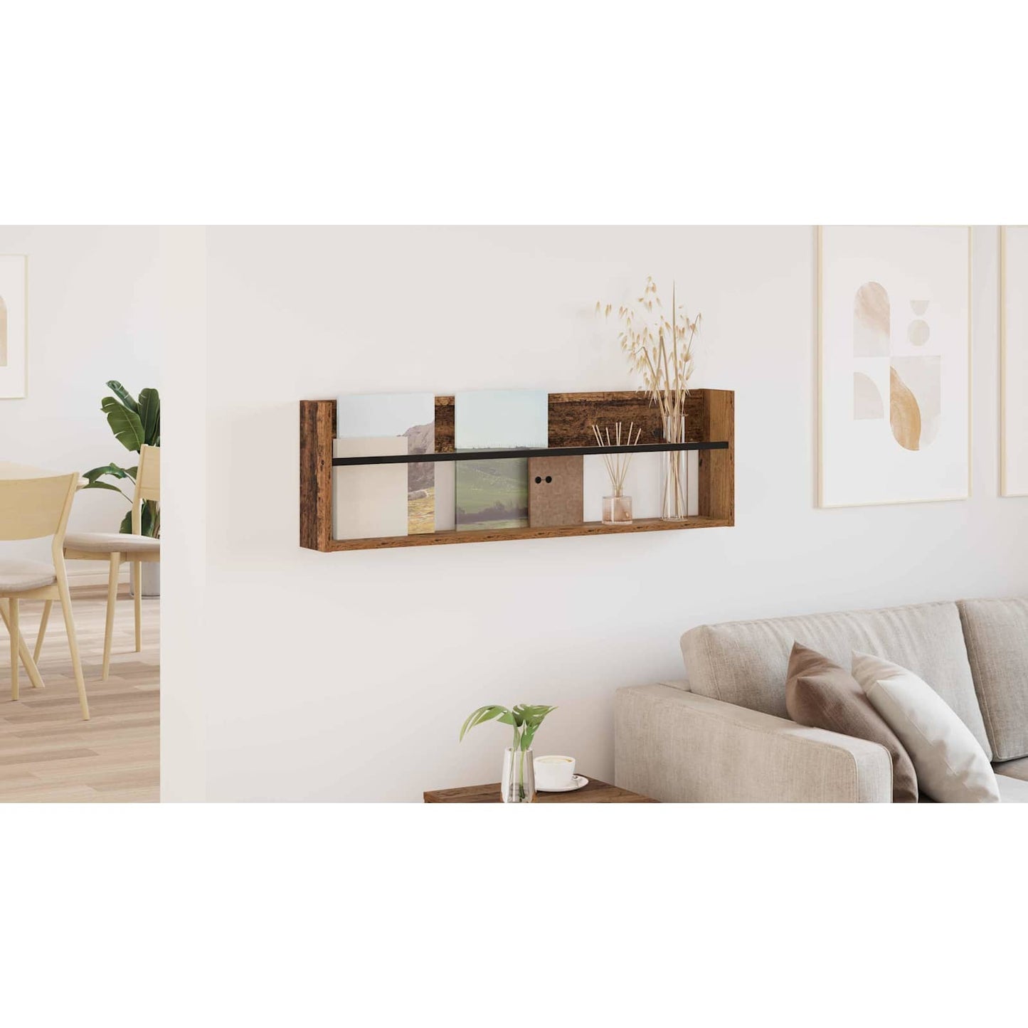 Žurnalų stovas Senas medis 100 x 12 x 30 cm Apdirbta mediena
