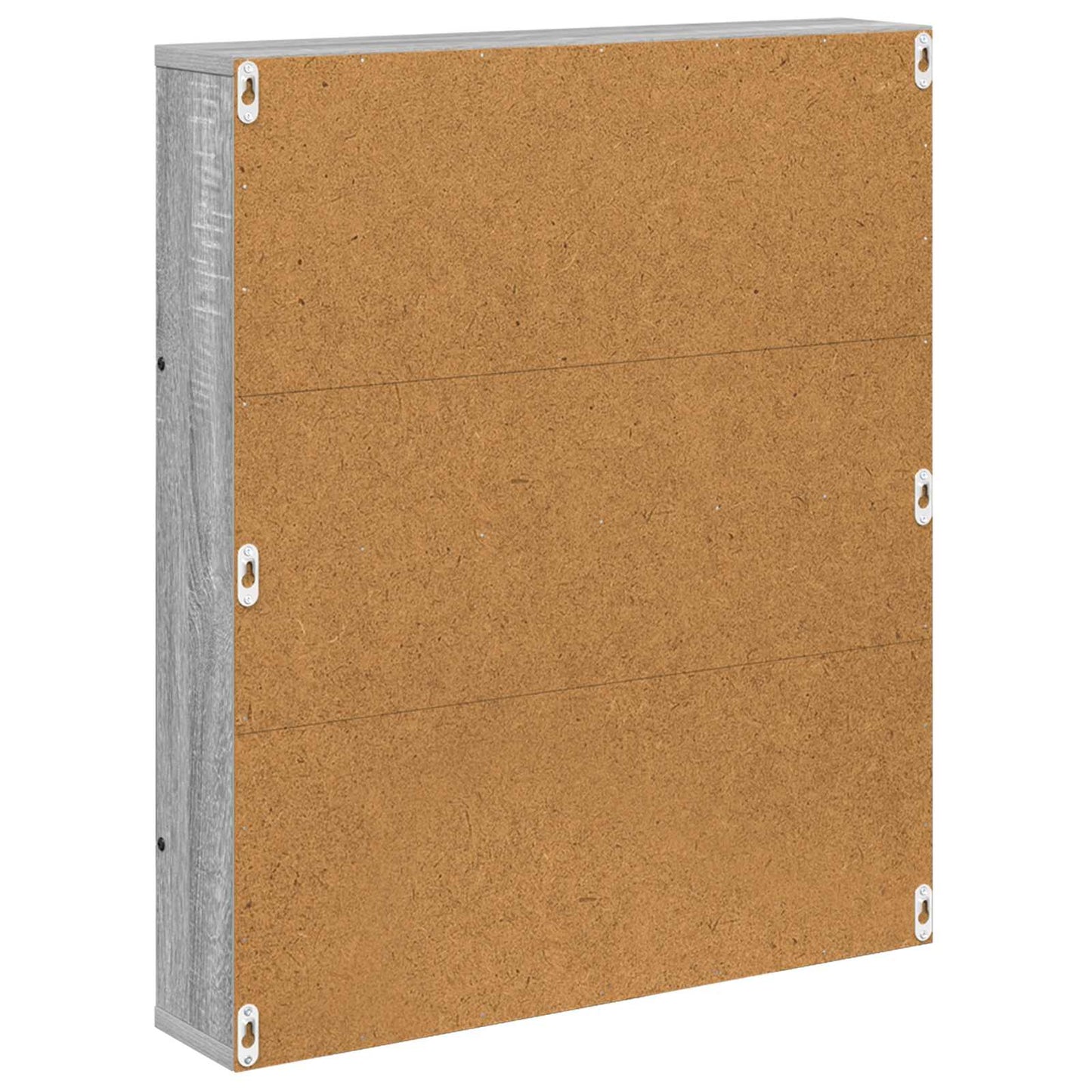 Žurnalų stovas su lentyna 2 pcs Pilkas Sonoma 60 x 12 x 70 cm