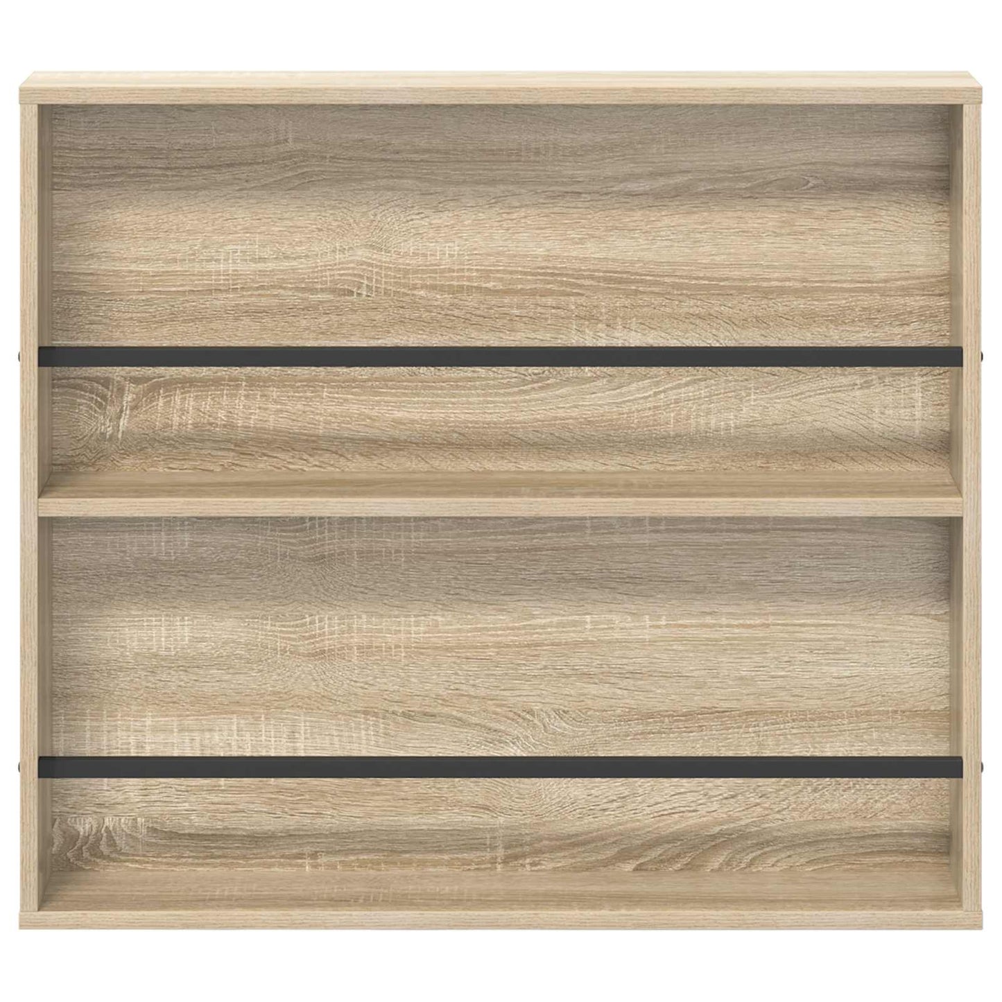 Žurnalų stovas su lentyna 2 pcs Sonoma ąžuolas 80 x 12 x 70 cm
