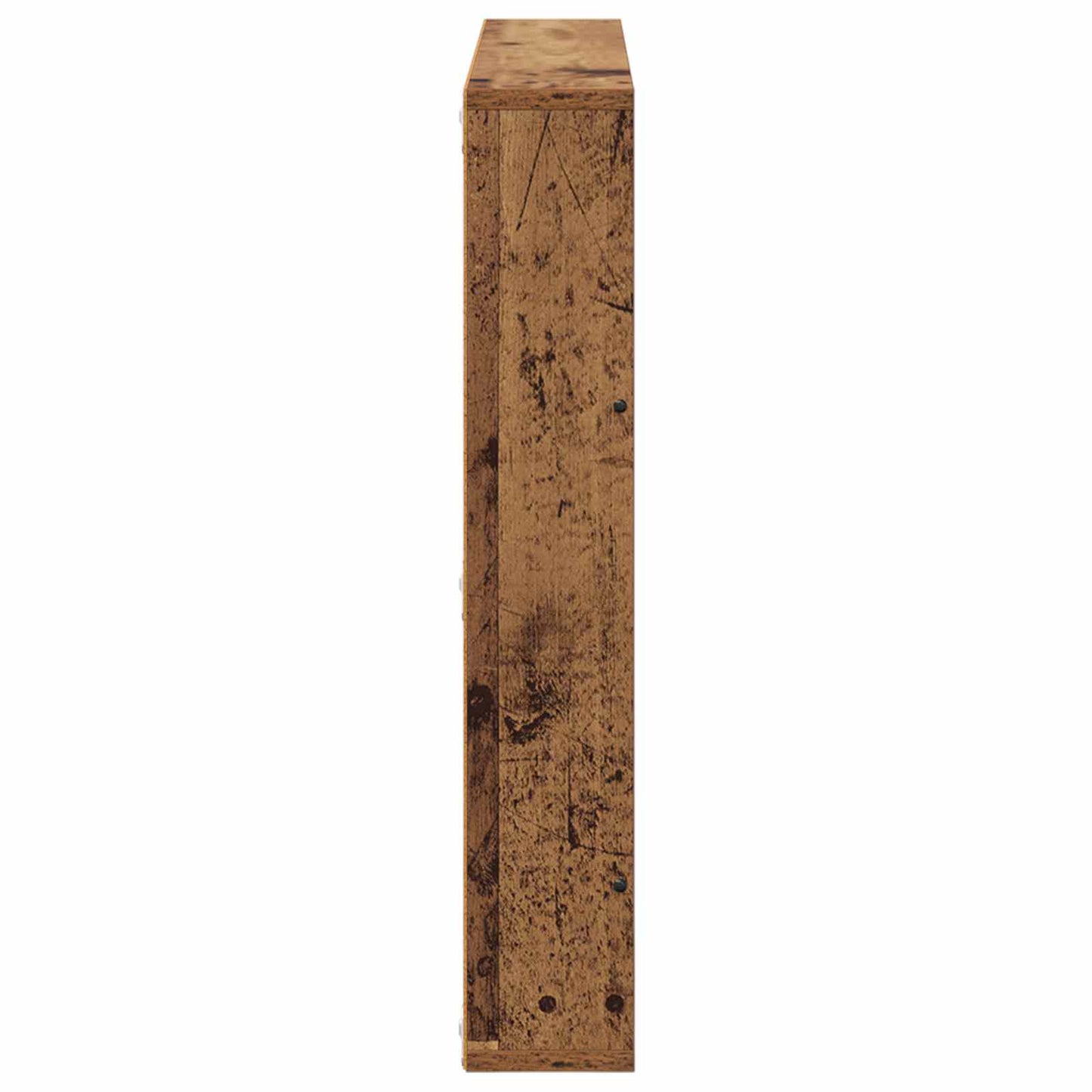 Žurnalų stovas su lentyna 2 pcs Senas medis 80 x 12 x 70 cm