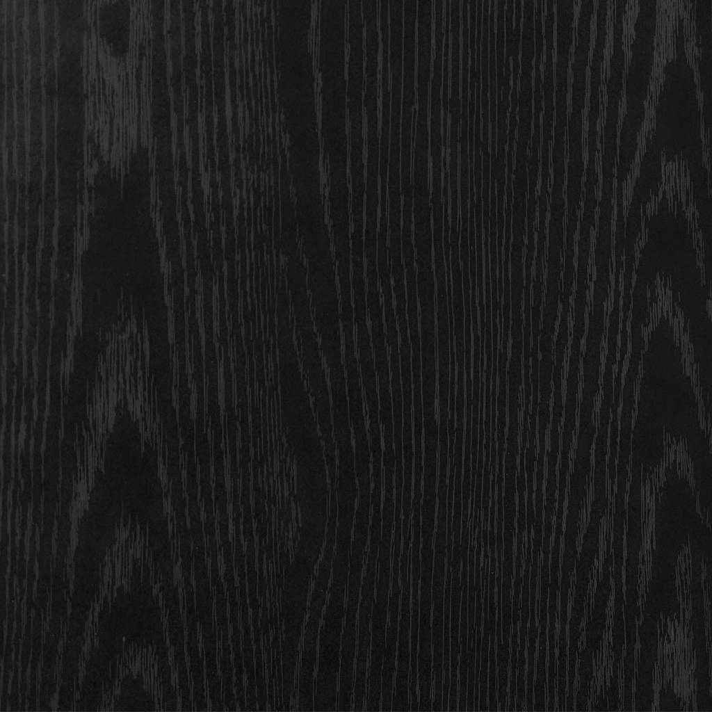 Žurnalų stovas su lentyna 2 pcs Juodas ąžuolas 100 x 12 x 70 cm