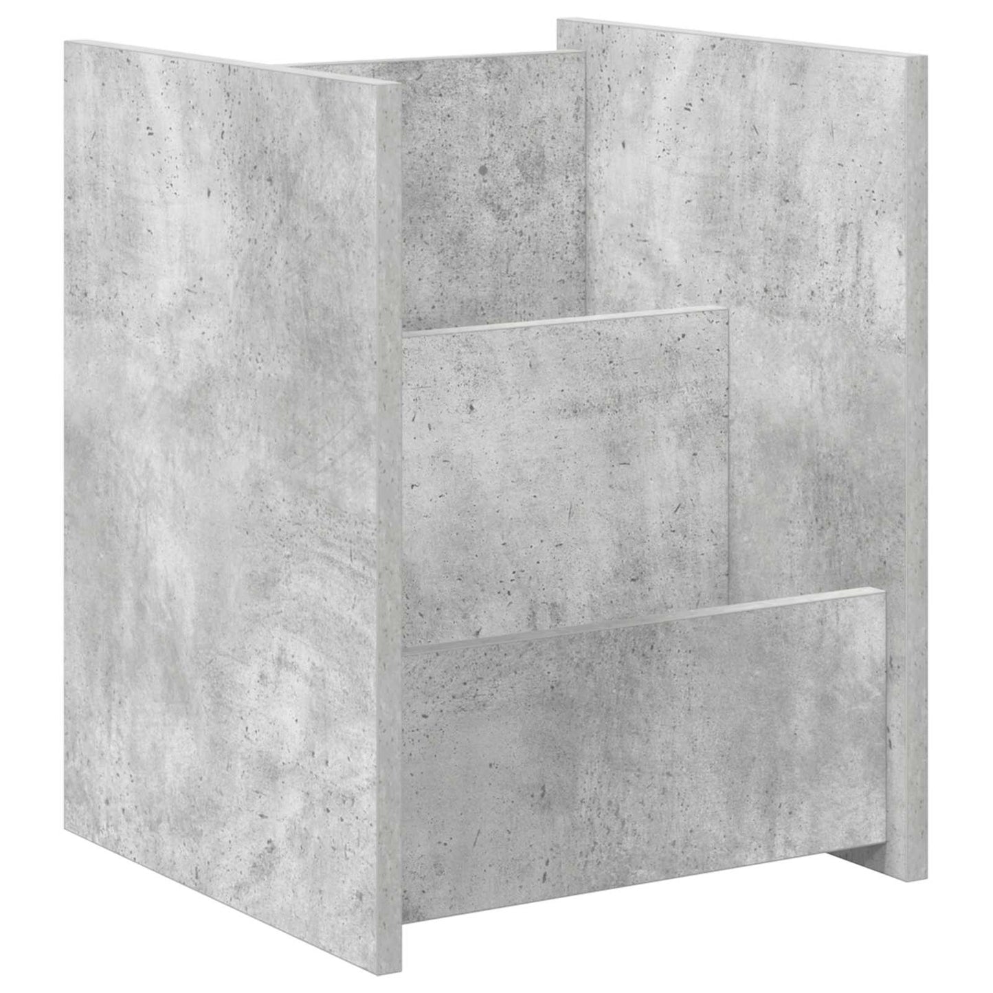 Šoninis stalas Betono pilka 35 x 35 x 45 cm Apdirbta mediena
