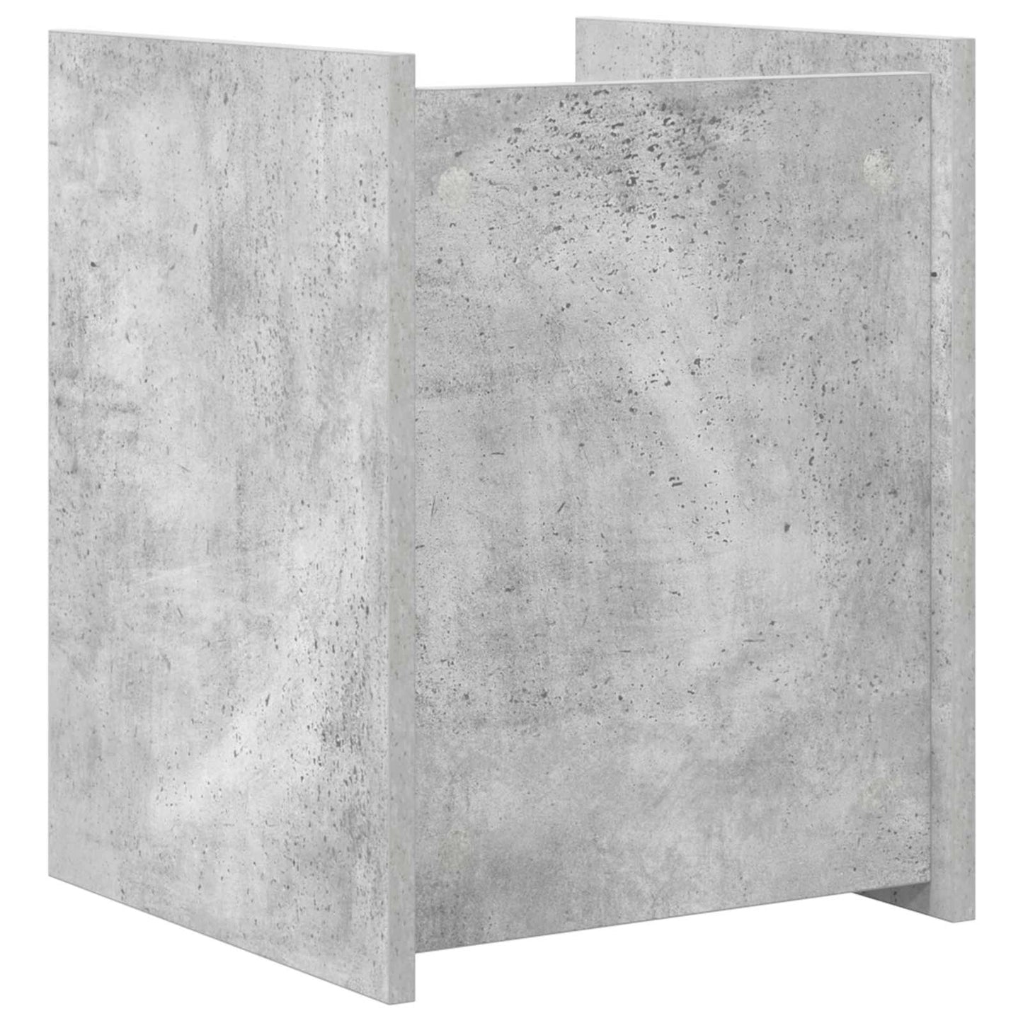 Šoninis stalas Betono pilka 35 x 35 x 45 cm Apdirbta mediena