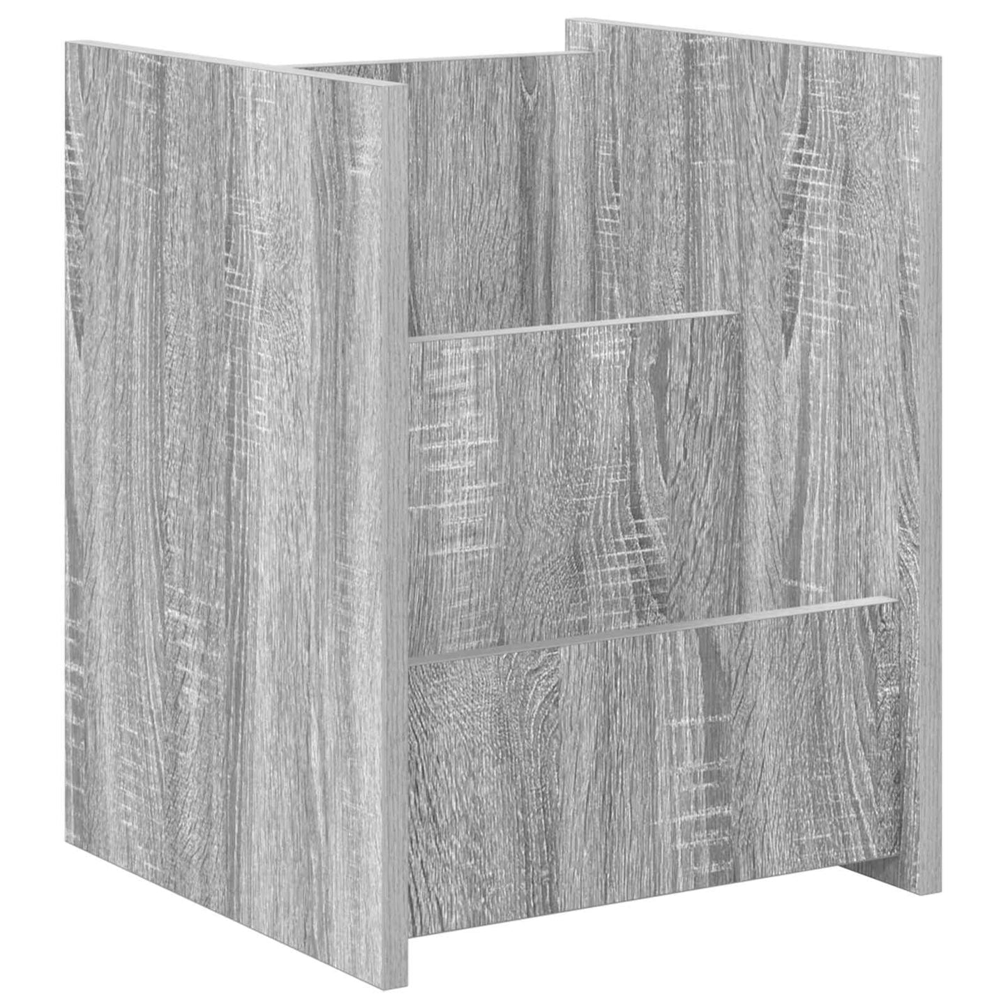 Šoninis stalas Pilkas Sonoma 35 x 35 x 45 cm Apdirbta mediena