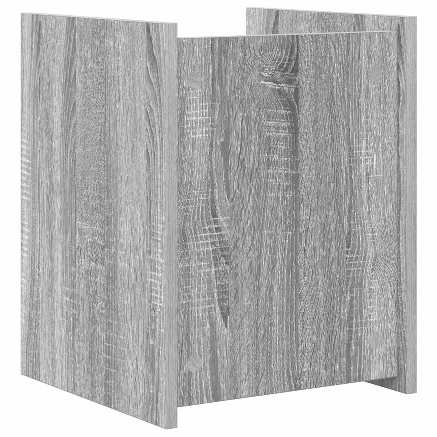 Šoninis stalas Pilkas Sonoma 35 x 35 x 45 cm Apdirbta mediena