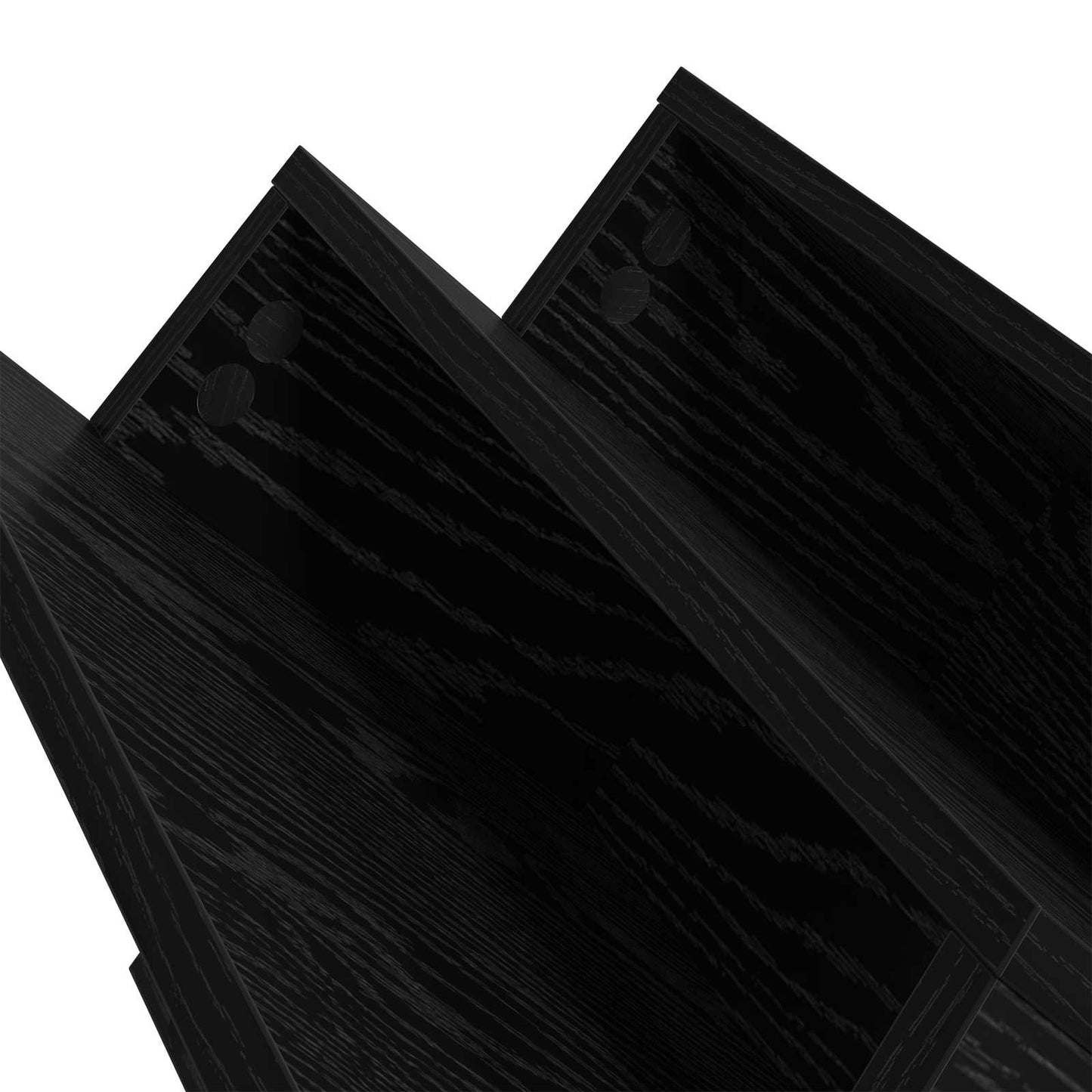 Šoninė spintelė su lentyna Juodas ąžuolas 57,5 x 40 x 42 cm