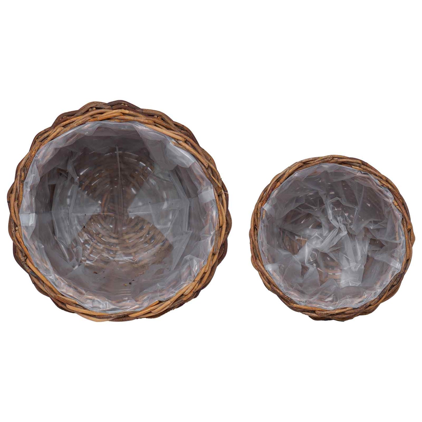 Vazonų krepšys su saugykla 2 pcs Ruda Lacak rožinis