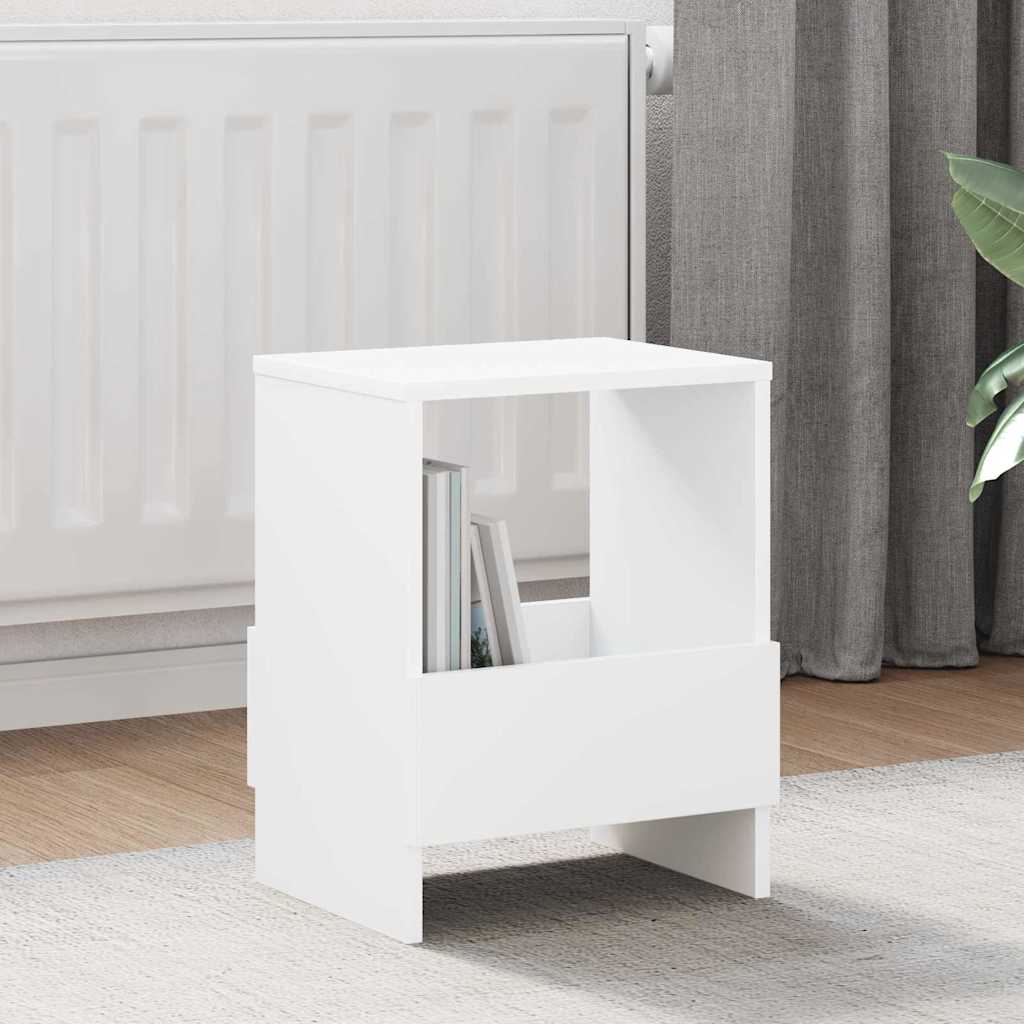 Žurnalų stovas 2 pcs Balta 35 x 30 x 45 cm