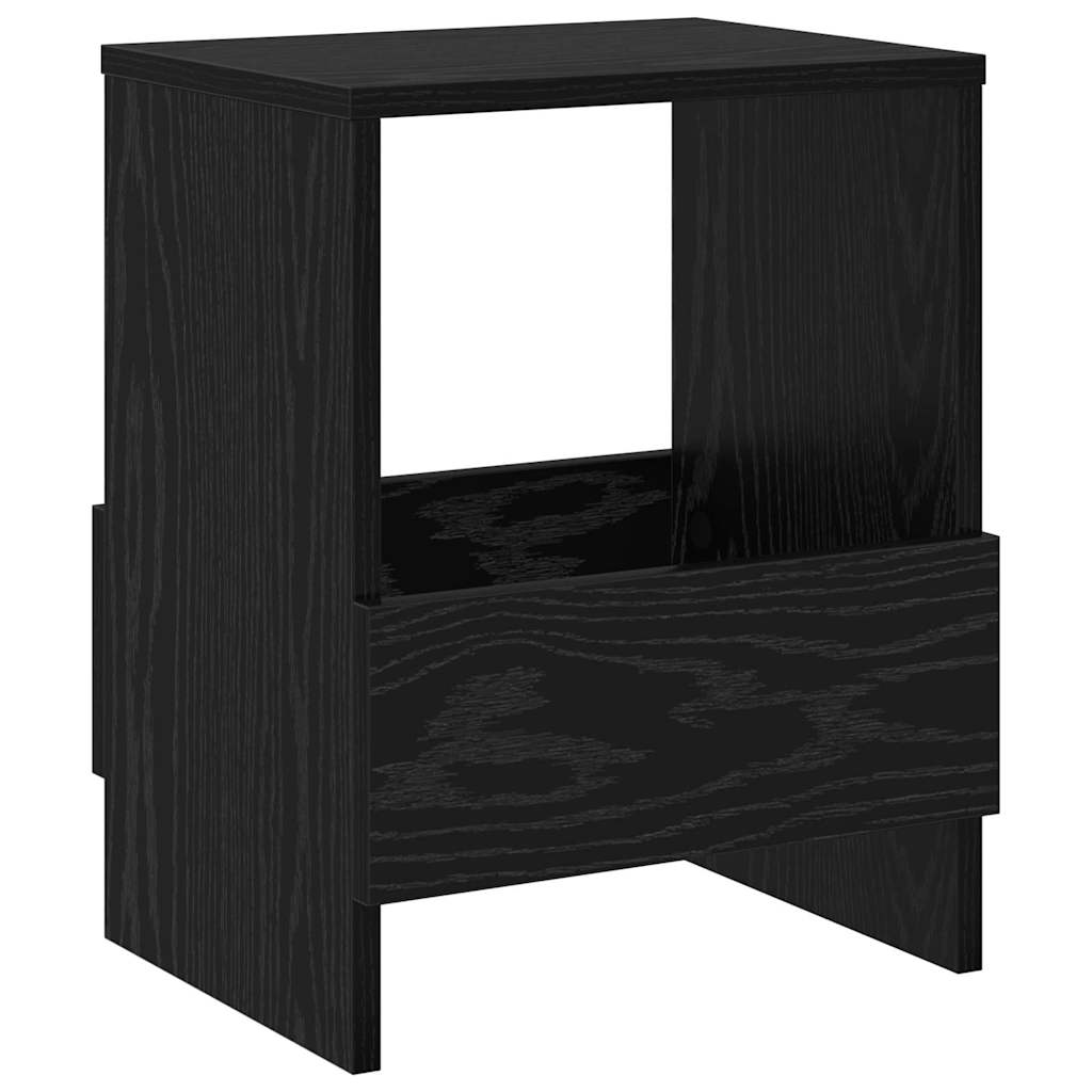 Žurnalų stovas 2 pcs Juodas ąžuolas 35 x 30 x 45 cm