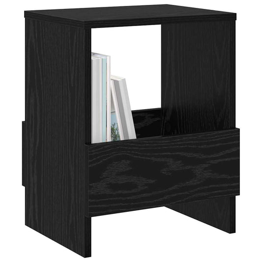 Žurnalų stovas 2 pcs Juodas ąžuolas 35 x 30 x 45 cm