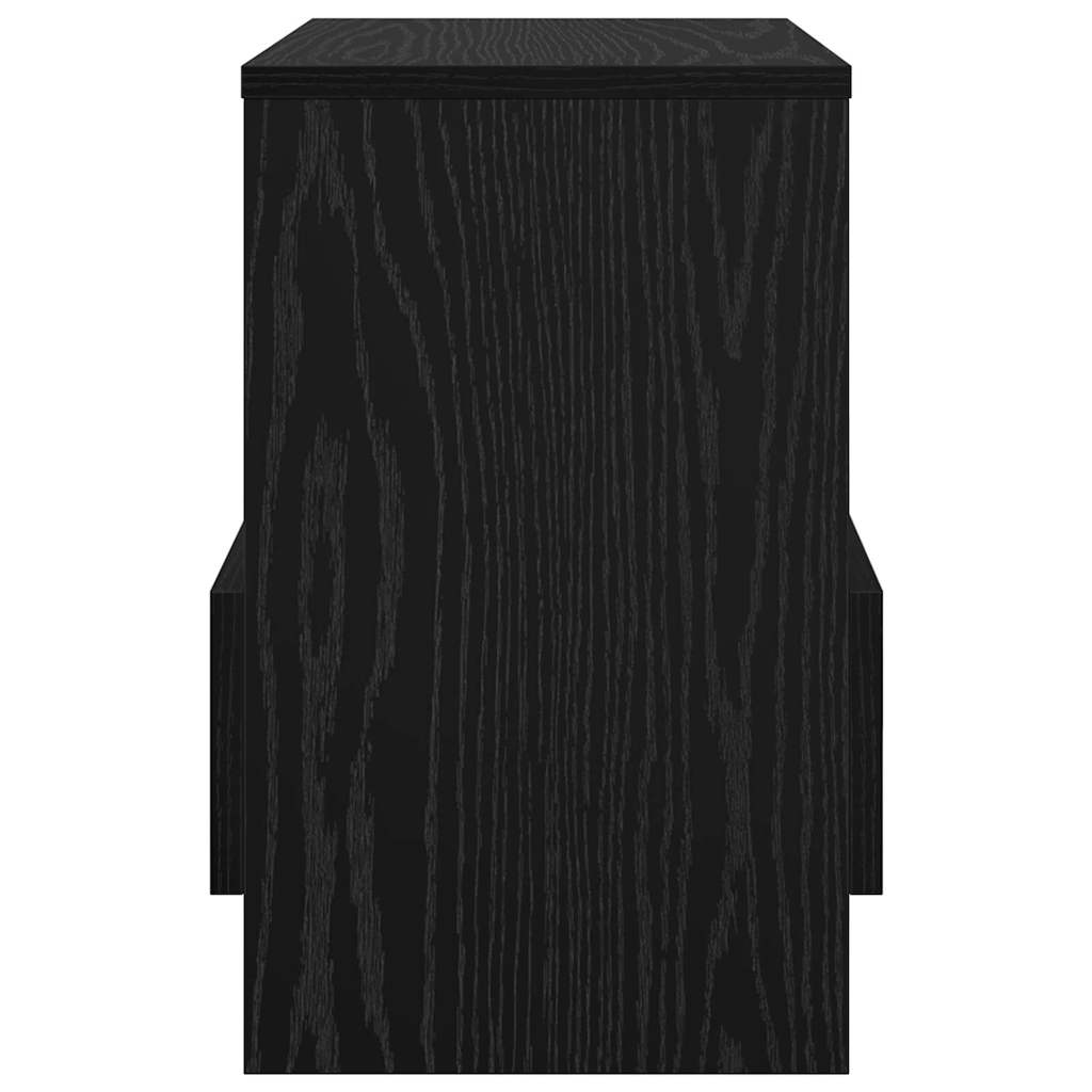 Žurnalų stovas 2 pcs Juodas ąžuolas 35 x 30 x 45 cm