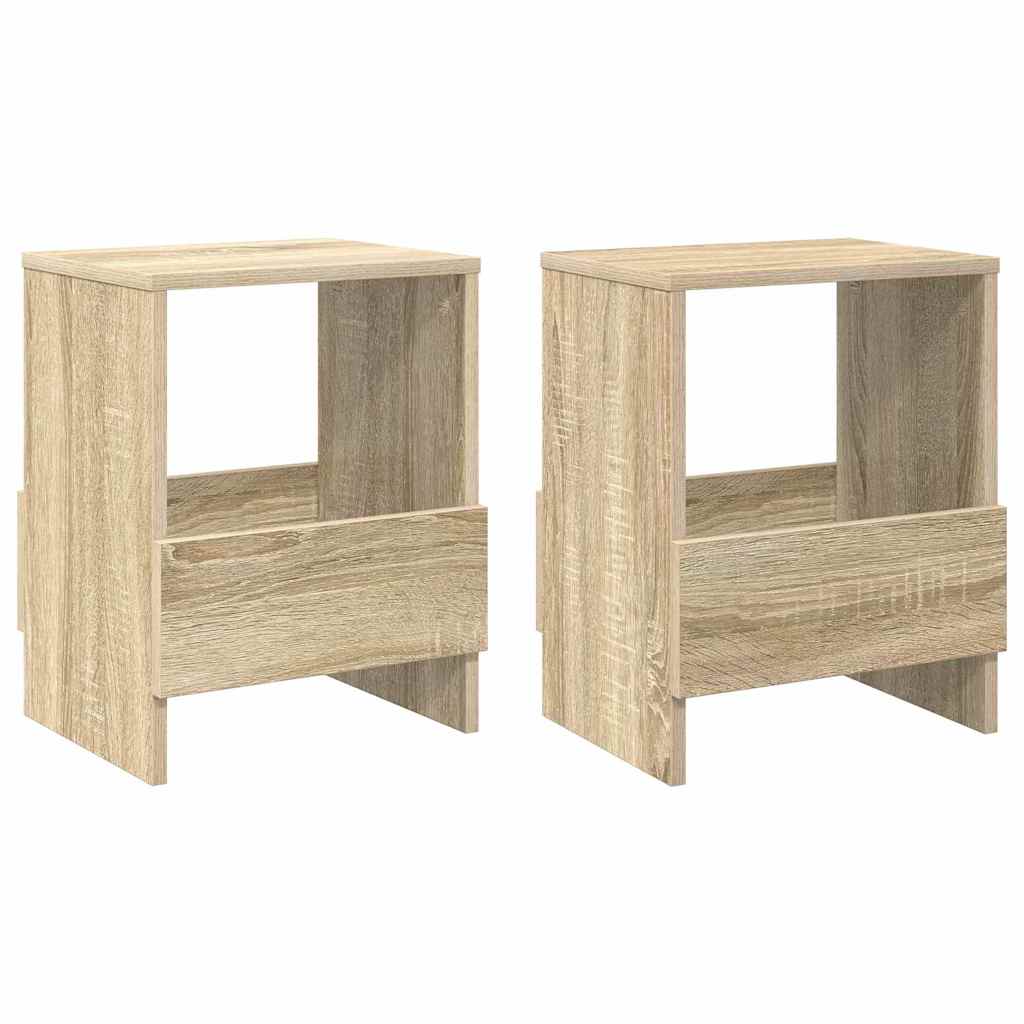 Žurnalų stovas 2 pcs Sonoma ąžuolas 35 x 30 x 45 cm