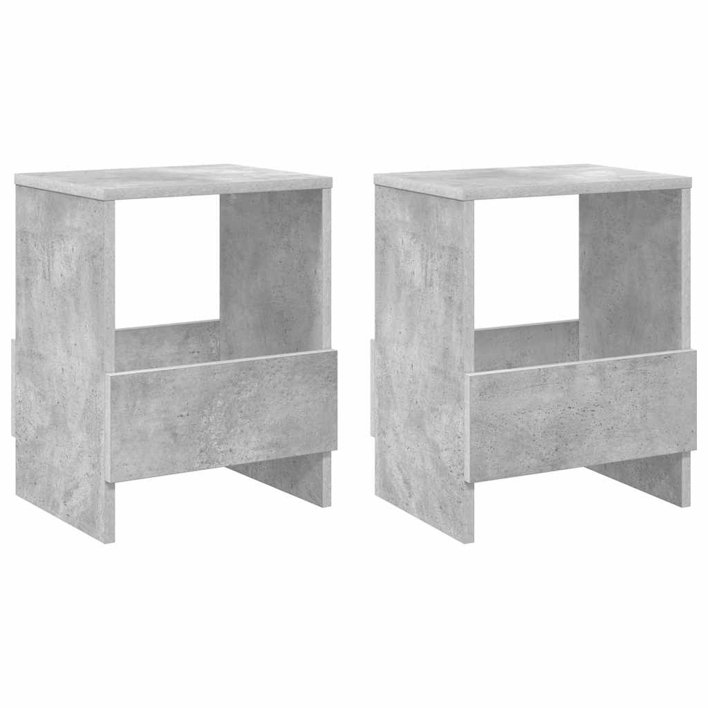 Žurnalų stovas 2 pcs Betono pilka 35 x 30 x 45 cm