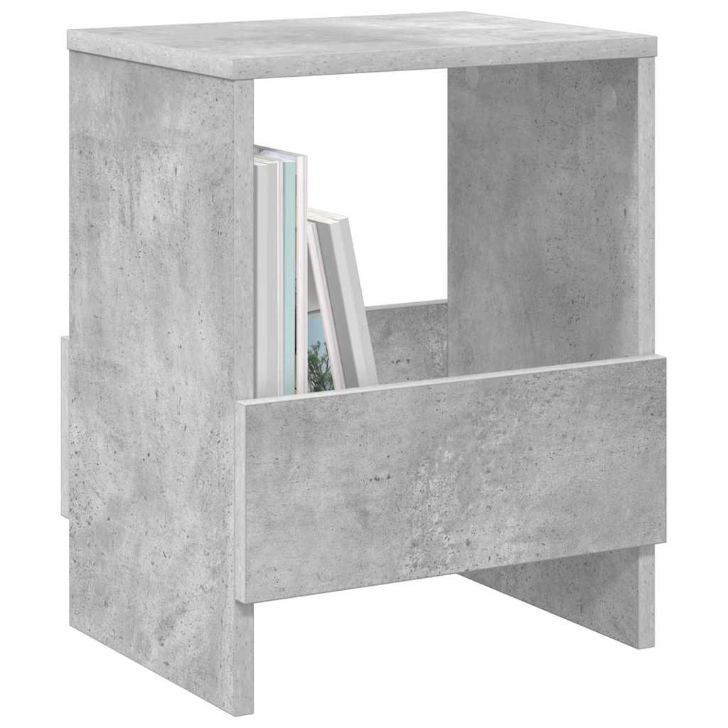 Žurnalų stovas 2 pcs Betono pilka 35 x 30 x 45 cm