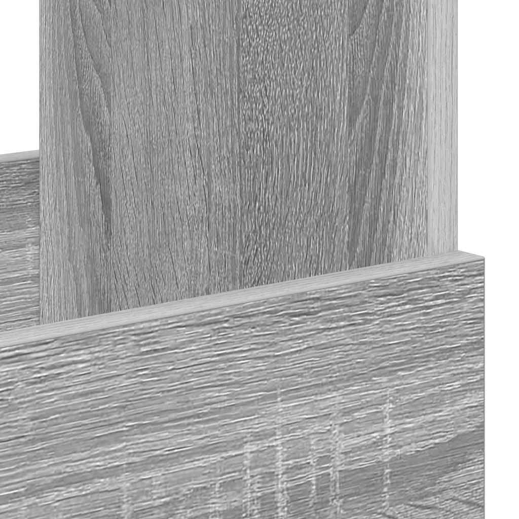 Žurnalų stovas 2 pcs Pilkas Sonoma 35 x 30 x 45 cm