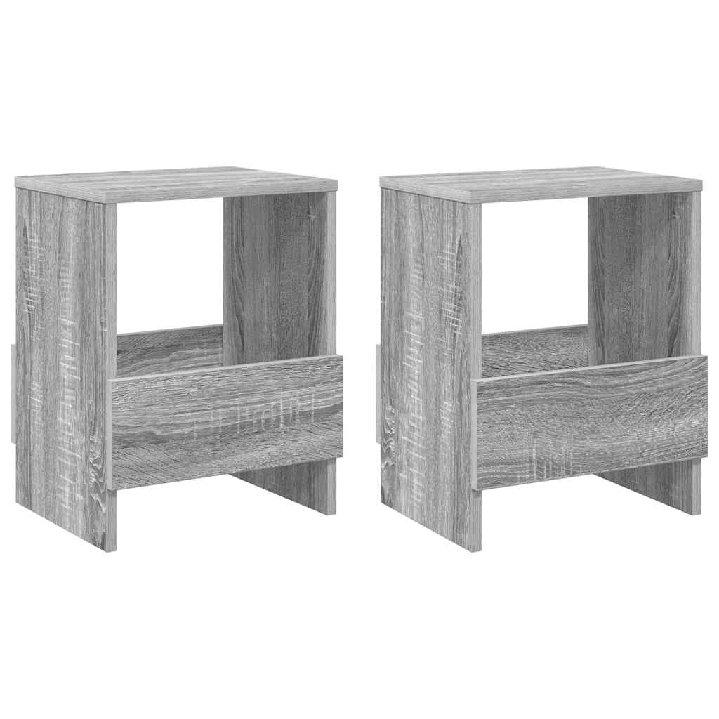 Žurnalų stovas 2 pcs Pilkas Sonoma 35 x 30 x 45 cm