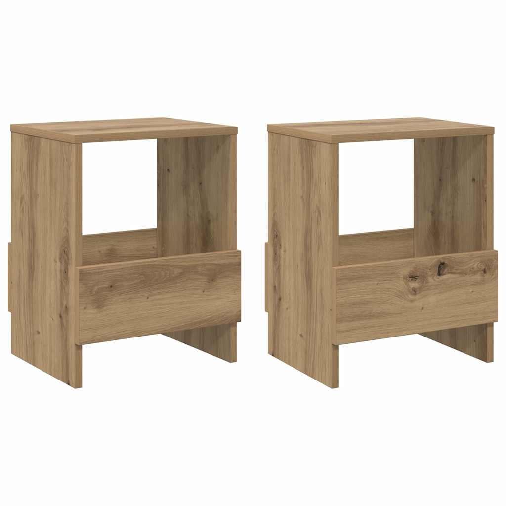 Žurnalų stovas 2 pcs Amatininkų ąžuolas 35 x 30 x 45 cm