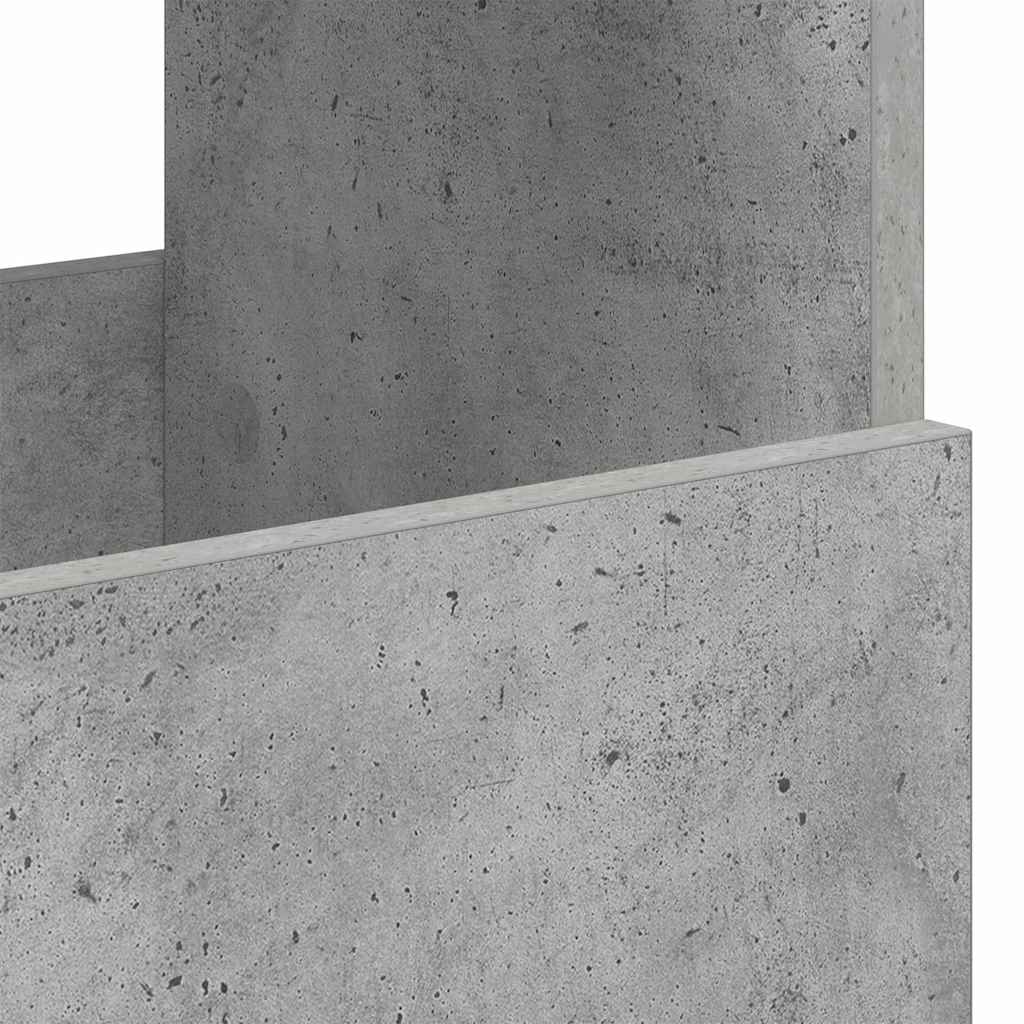 Žurnalų stovas Betono pilka 68,5 x 30 x 45 cm
