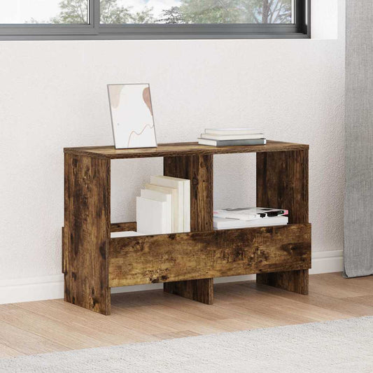 Žurnalų stovas Rūkyta ąžuolas 68,5 x 30 x 45 cm